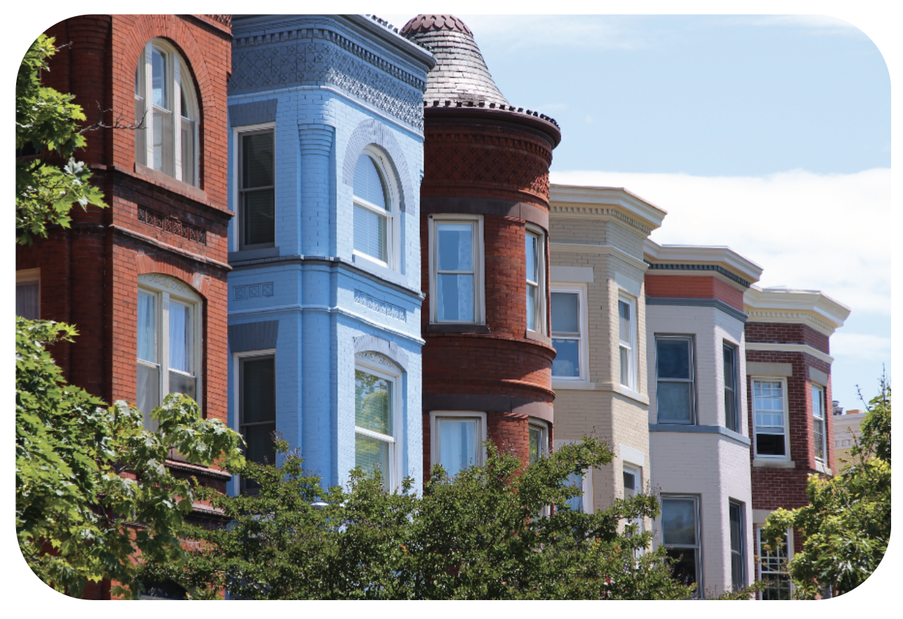Townhouses in Capitol Hill D.C.